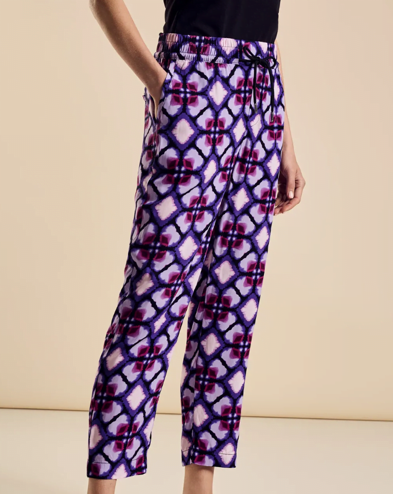 Pantalon en viscose imprimé Street One