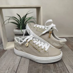 Basket beige à fermeture éclair Rieker