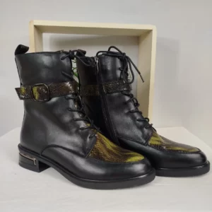 Bottines noires et anis Metamorf'Ose