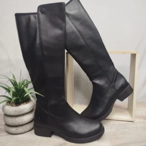 Bottes noires tige haute Rieker