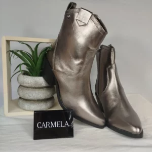 Bottines Santiags Argent Carmela