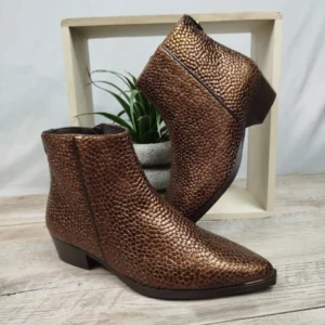 Bottines santiags simili croco MLV