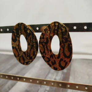Boucles d’Oreilles Fauve Doré