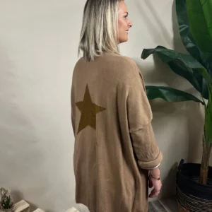 Gilet long étoile