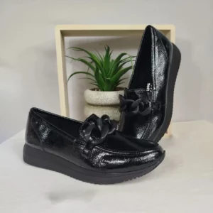 Mocassins vernis noir