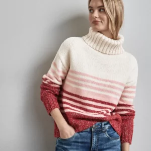 Pull maille rayée Street One