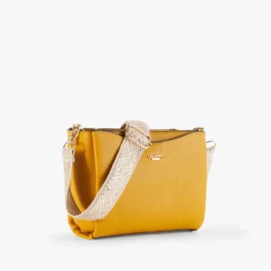 Sac jaune simili cuir effet grainé Lollipops