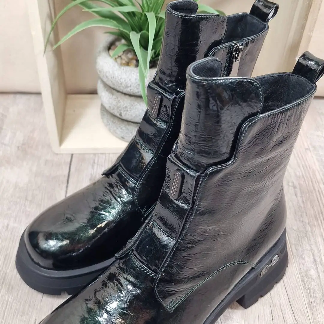 Bottines Rangers Métal Vert Métamorf'Ose boutique tendance laragne photo profil