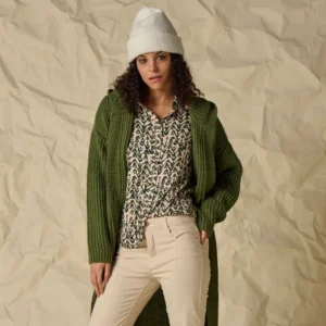 Chemisier Fluide à Motifs Ondulés Rétro-Chic Lola Espeleta