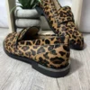 Mocassins Léopard Camel Alma En Pena Boutique Tendance Laragne Zoom Arrière