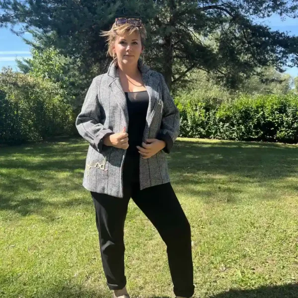 Veste Chevron et Broderies Originales