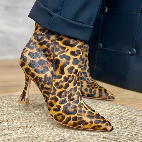 Bottine à Talons Jaguar Camel Alma En Pena