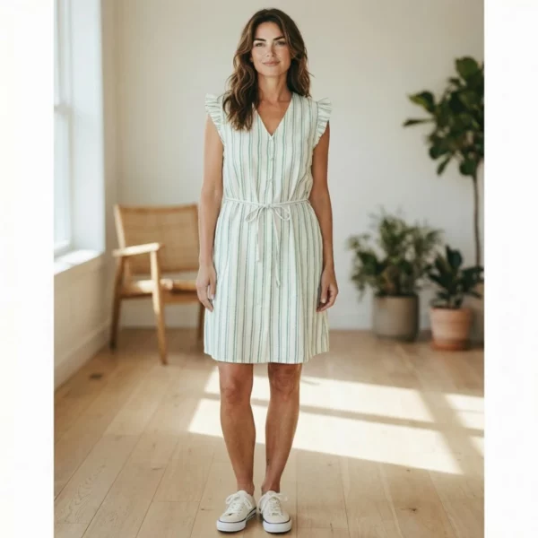 Robe Midi à Rayures IHJOVIL par ICHI