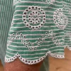 Robe à Rayures Vert et Blanc Lola Espeleta Boutique Tendance Laragne photo zoom