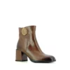 Boutique Tendance Laragne Bottine Talon Haut Carré Marron Métamorf'Ose photo détail