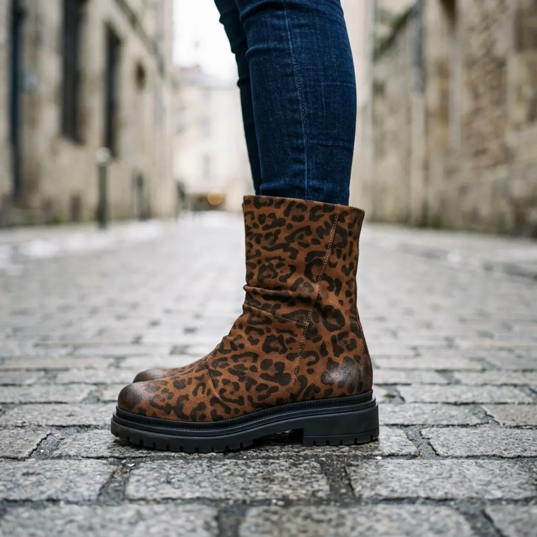 Bottines Asymétriques Imprimé Léopard Métamorf'Ose Boutique Tendance Laragne photo profil