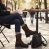 Bottines Asymétriques Imprimé Léopard Métamorf'Ose Boutique Tendance Laragne photo tenue