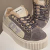 Basket Teddy Beggie Gris Clair et Anthracite STOJ 2 Play One - Thumbnail Image 3