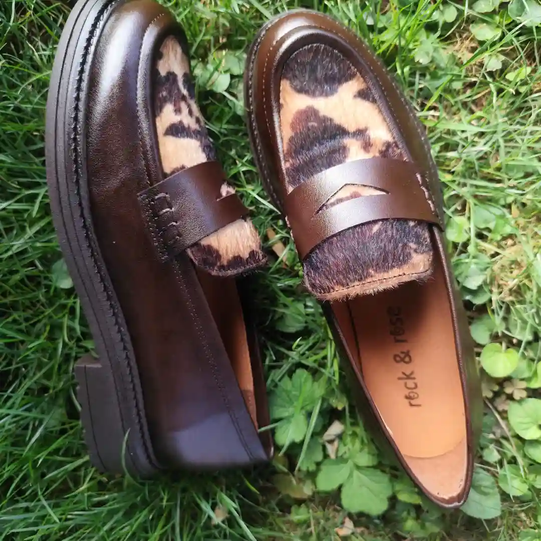 Mocassin  Cow Alice Napa Moka – Image 3