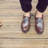 Mocassin Lack B. Taupe par Rock & Rose - Thumbnail Image 3