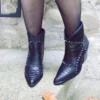 Santiag Basse Noir Strass Alma En Pena - Thumbnail Image 2